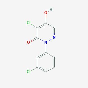 4-chloro-2-(3-chlorophenyl)-5-hydroxy-3(2H)-pyridazinone