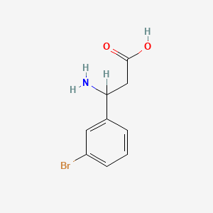B2670875 3-Amino-3-(3-bromophenyl)propanoic acid CAS No. 117391-50-1; 275826-35-2
