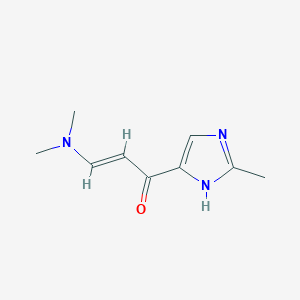 (E)-3-(dimethylamino)-1-(2-methyl-1H-imidazol-5-yl)prop-2-en-1-one
