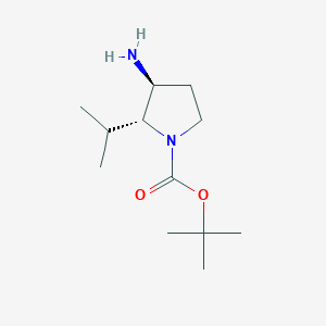 Tert-butyl (2R,3S)-3-amino-2-propan-2-ylpyrrolidine-1-carboxylate