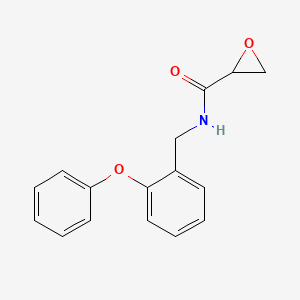 N-[(2-Phenoxyphenyl)methyl]oxirane-2-carboxamide