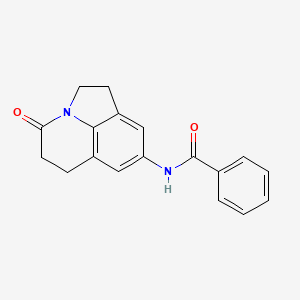 N-(4-oxo-2,4,5,6-tetrahydro-1H-pyrrolo[3,2,1-ij]quinolin-8-yl)benzamide