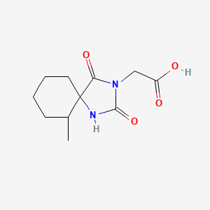 (6-Methyl-2,4-dioxo-1,3-diaza-spiro[4.5]dec-3-yl)-acetic acid
