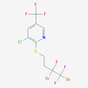 3-Chloro-5-(trifluoromethyl)-2-pyridinyl 3,4-dibromo-3,4,4-trifluorobutyl sulfide