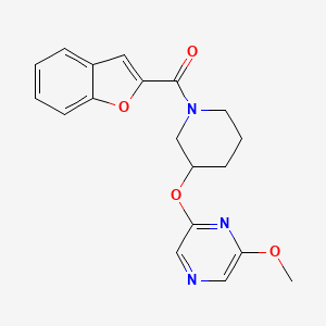 Benzofuran-2-yl(3-((6-methoxypyrazin-2-yl)oxy)piperidin-1-yl)methanone