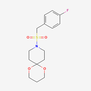 9-((4-Fluorobenzyl)sulfonyl)-1,5-dioxa-9-azaspiro[5.5]undecane