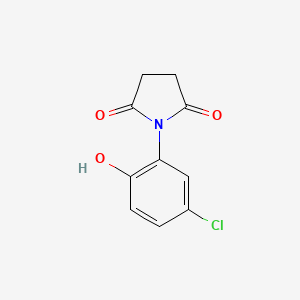 molecular formula C10H8ClNO3 B2670979 1-(5-Chloro-2-hydroxyphenyl)pyrrolidine-2,5-dione CAS No. 249277-71-2