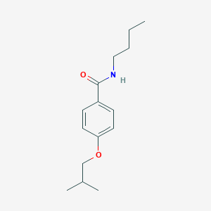 molecular formula C15H23NO2 B267098 N-butyl-4-isobutoxybenzamide 