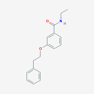 molecular formula C17H19NO2 B267101 N-ethyl-3-(2-phenylethoxy)benzamide 