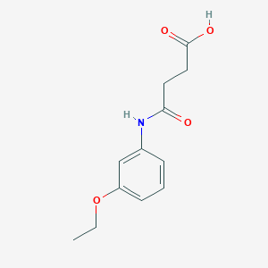 molecular formula C12H15NO4 B267102 4-(3-Ethoxyanilino)-4-oxobutanoic acid 