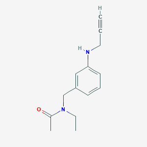 N-ethyl-N-({3-[(prop-2-yn-1-yl)amino]phenyl}methyl)acetamide