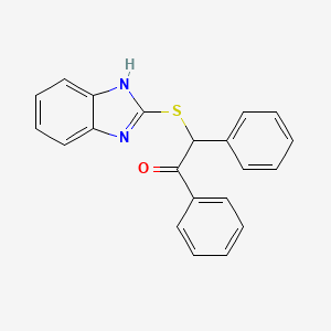 2-(1H-benzimidazol-2-ylsulfanyl)-1,2-diphenylethanone