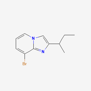 molecular formula C11H13BrN2 B2671065 8-Bromo-2-butan-2-ylimidazo[1,2-a]pyridine CAS No. 1548310-03-7