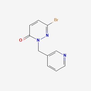 molecular formula C10H8BrN3O B2671080 6-Bromo-2-(pyridin-3-ylmethyl)pyridazin-3(2H)-one CAS No. 1823322-78-6