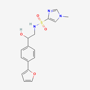 2-[4-(furan-2-yl)phenyl]-2-hydroxy-S-(1-methyl-1H-imidazol-4-yl)ethane-1-sulfonamido