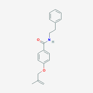 molecular formula C19H21NO2 B267109 4-[(2-methylprop-2-en-1-yl)oxy]-N-(2-phenylethyl)benzamide 