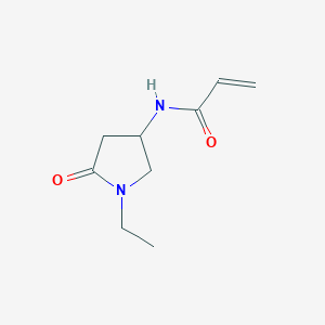 N-(1-Ethyl-5-oxopyrrolidin-3-yl)prop-2-enamide