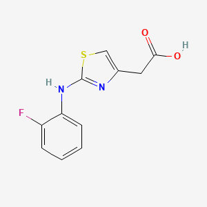 [2-(2-Fluoro-phenylamino)-thiazol-4-yl]-acetic acid