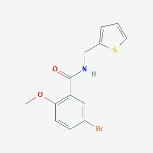 molecular formula C13H12BrNO2S B267111 5-bromo-2-methoxy-N-(2-thienylmethyl)benzamide 
