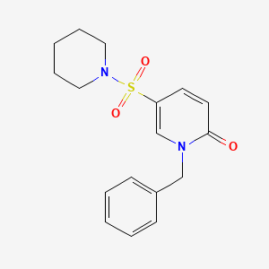 1-benzyl-5-(piperidin-1-ylsulfonyl)pyridin-2(1H)-one