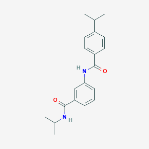 molecular formula C20H24N2O2 B267115 N-isopropyl-3-[(4-isopropylbenzoyl)amino]benzamide 