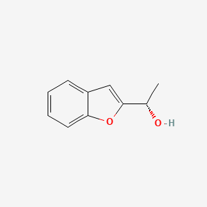 molecular formula C10H10O2 B2671165 (S)-1-(苯并呋喃-2-基)乙醇 CAS No. 324761-15-1