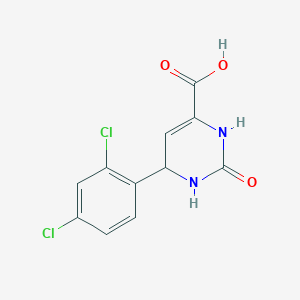 6-(2,4-Dichlorophenyl)-2-oxo-1,2,3,6-tetrahydro-4-pyrimidinecarboxylic acid