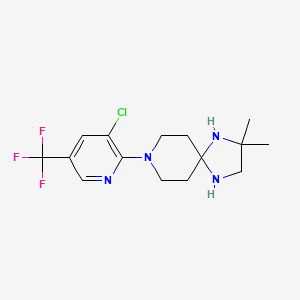 8-[3-Chloro-5-(trifluoromethyl)-2-pyridinyl]-2,2-dimethyl-1,4,8-triazaspiro[4.5]decane