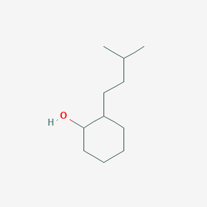 2-(3-Methylbutyl)cyclohexan-1-ol