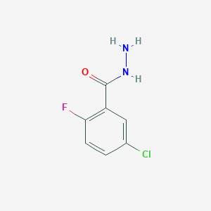 molecular formula C7H6ClFN2O B2671199 5-Chloro-2-fluorobenzohydrazide CAS No. 657424-44-7