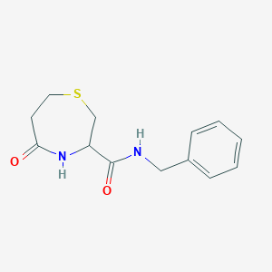 molecular formula C13H16N2O2S B2671217 N-苄基-5-氧代-1,4-噻吩-3-羧酰胺 CAS No. 1396570-90-3