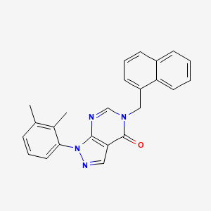 1-(2,3-Dimethylphenyl)-5-(naphthalen-1-ylmethyl)pyrazolo[3,4-d]pyrimidin-4-one
