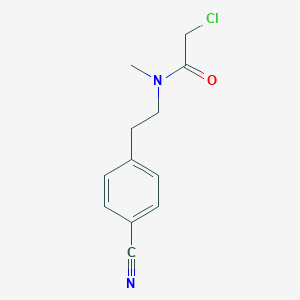 2-Chloro-N-[2-(4-cyanophenyl)ethyl]-N-methylacetamide