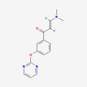 (E)-3-(dimethylamino)-1-[3-(2-pyrimidinyloxy)phenyl]-2-propen-1-one