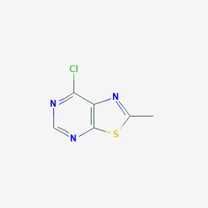 molecular formula C6H4ClN3S B2671302 7-氯-2-甲基噻唑并[5,4-d]嘧啶 CAS No. 116056-21-4