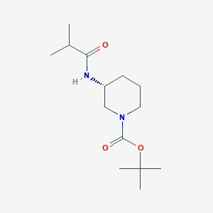molecular formula C14H26N2O3 B2671304 (R)-tert-Butyl 3-isobutyramidopiperidine-1-carboxylate CAS No. 1286208-01-2