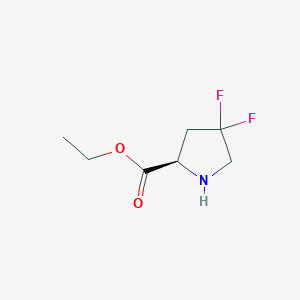 Ethyl (2R)-4,4-difluoropyrrolidine-2-carboxylate