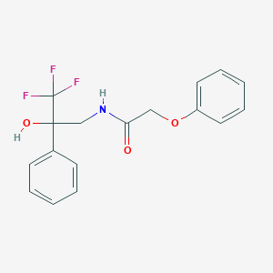 2-phenoxy-N-(3,3,3-trifluoro-2-hydroxy-2-phenylpropyl)acetamide