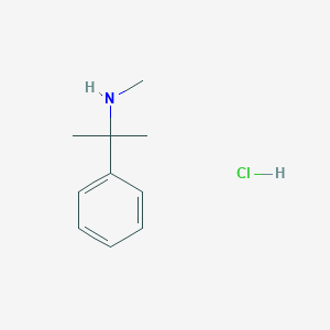molecular formula C10H16ClN B2671349 Methyl(2-phenylpropan-2-yl)amine hydrochloride CAS No. 1909306-64-4
