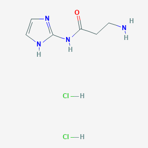 3-amino-N-(1H-imidazol-2-yl)propanamide dihydrochloride