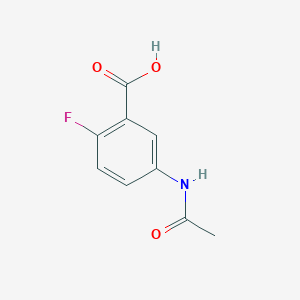 molecular formula C9H8FNO3 B2671386 5-Acetamido-2-fluorobenzoic acid CAS No. 939909-22-5