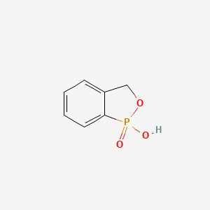 molecular formula C7H7O3P B2671390 1-hydroxy-3H-2,1$l^{5}-benzoxaphosphole 1-oxide CAS No. 75777-32-1