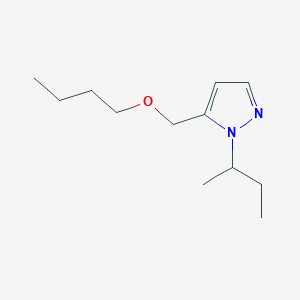 molecular formula C12H22N2O B2671410 5-(butoxymethyl)-1-sec-butyl-1H-pyrazole CAS No. 1856027-49-0