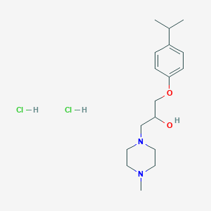 1-(4-Isopropylphenoxy)-3-(4-methylpiperazin-1-yl)propan-2-ol dihydrochloride