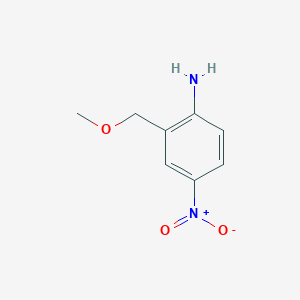 molecular formula C8H10N2O3 B2671419 2-(甲氧甲基)-4-硝基苯胺 CAS No. 337906-35-1