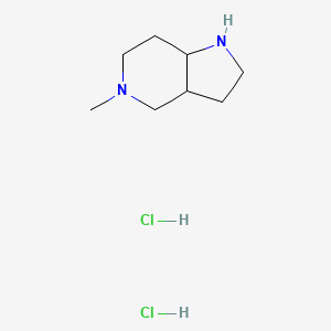 molecular formula C8H18Cl2N2 B2671430 5-methyl-octahydro-1H-pyrrolo[3,2-c]pyridine dihydrochloride CAS No. 2173992-26-0