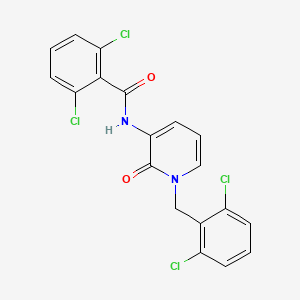 2,6-dichloro-N-[1-(2,6-dichlorobenzyl)-2-oxo-1,2-dihydro-3-pyridinyl]benzenecarboxamide