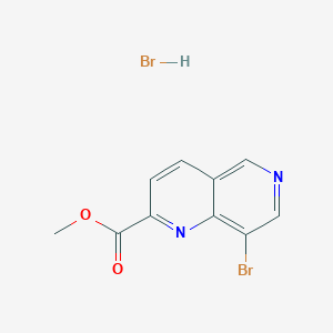 Methyl 8-bromo-1,6-naphthyridine-2-carboxylate hydrobromide