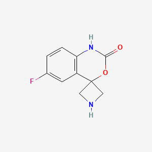 molecular formula C10H9FN2O2 B2671483 6'-Fluorospiro[azetidine-3,4'-benzo[d][1,3]oxazin]-2'(1'H)-one CAS No. 1823324-99-7