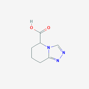 molecular formula C7H9N3O2 B2671485 5H,6H,7H,8H-[1,2,4]triazolo[4,3-a]pyridine-5-carboxylic acid CAS No. 1367696-42-1